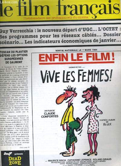 LE NOUVEAU FILM FRANCAIS - N 1980 - GUY VERRECCHIA: LE NOUVEAU DEPART D'UGC... L'OCTET: DES PROGRAMMES POUR LES RESEAUX CABLES... DOSSIER: SCENARIO...