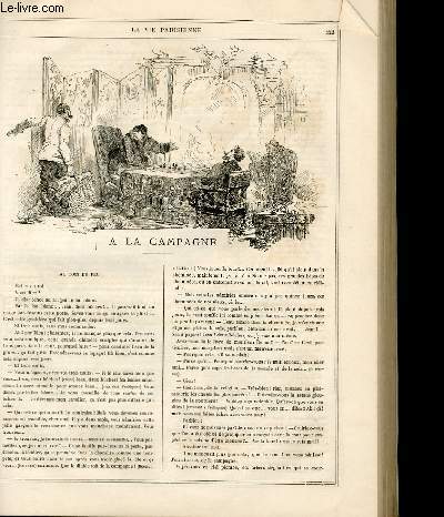 LA VIE PARISIENNE 1re anne - N 41 - LES CANDIDATS AU FAUTEUIL D'HORACE VERNET - GUIDE DE NOBLE ETRANGER DANS PARIS - UNE COURSE DE TAUREAUX - AUTOMNE ET VENDANGES...