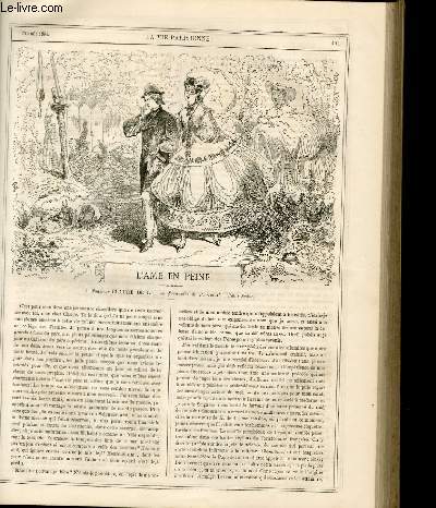 LA VIE PARISIENNE 2e anne - N 34 - L'AME EN PEINE - PROMENADES A VERSAILLES - UNE FETE A VERSAILLES SOUS LOUIS XIV...