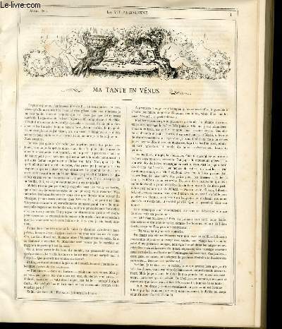 LA VIE PARISIENNE 3e anne - N 1 - MA TANTE EN VENUS par Z. - UN BAL A L'OPERA par CHARLES JOLIET - UNE SOIREE DE GALA de XX. - LES TROIS DAMES DE L'AVANT-SCENE par EMILE V.
