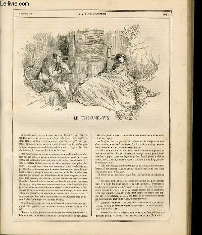 LA VIE PARISIENNE 3e anne - N 41 - LE TOURNE-VIS, GUSTAVE Z. - PROMENADES D'AUTOMNE, CAMILLE SELDEN - LE MENILLET, conte d'aprs-diner, EMILE L. - LES SPIRITS, H. JOHN WITHE - REOUVERTURE DE LA FABRIQUE LYONNAISE.