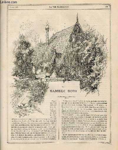 LA VIE PARISIENNE 4e anne - N 31 - LE SAMEDI SOIR, D. - JOSE-MARIA, OU A QUI LE POMPON, opra-mexicoquandar en trois actes - TOILETTES DU JOUR, EAUX ET BAINS DE MER - FEMMES ET PIANOS.
