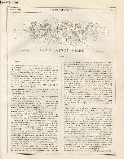 LA VIE PARISIENNE 4e anne - N 41 - SUR LES BORDS DE LA LOIRE, GUSTAVE Z. - DICTIONNAIRE DE LA MUSIQUE APPLIQUEE A L'AMOUR, ALB. DE LAS. - SOUVENIRS DE BIARRITZ - NOS BONS VILLAGEOIS, B.