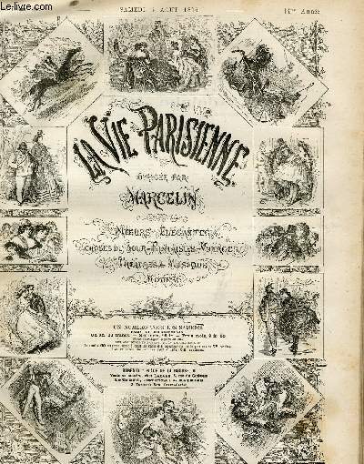 LA VIE PARISIENNE 14e anne - N 32 - AVANT, PENDANT ET APRES, de X. - IDYLLE, de N. - LES LOCATAIRES DE MA VILLA, de YVES ET BARRET - INOXYDABLES ET INSUBMERSIBLES, de N.