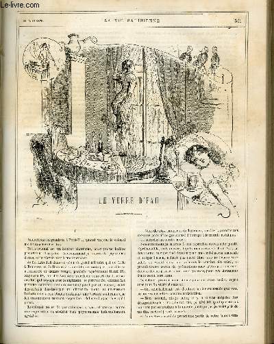 LA VIE PARISIENNE 16e anne - N 35 - LE VERRE D'EAU de C-T. - CONSIDERATIONS SUR LES EVENTAILS de YVES ET BARRET - LE MONDE DE VICHY de V.