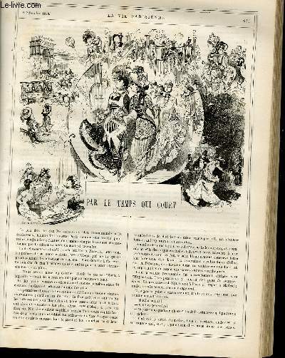 LA VIE PARISIENNE 16e anne - N 44 - PAR LE TEMPS QUI COURT de FRANCK - AVANT ET APRES LA FETE DE L'AUTRE JOUR (notes et croquis) de CRAFTY.