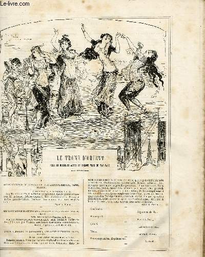LA VIE PARISIENNE 17e anne - N 1 - LE TRONE D'ORIENT, folie en quelques cates et encore plus de travaux de tableaux - LA TOILETTE D'UNE EXCELLENCE AU JOUR DE L'AN de RIGHT.