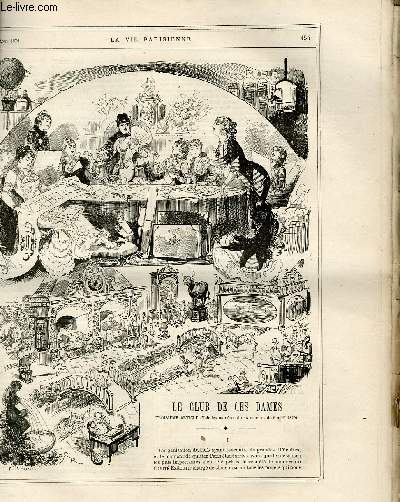 LA VIE PARISIENNE 17e anne - N 32 - LE CLUB DE CES DALES, troisime article - PARIS LE SOIR de KARL - LES PORTRAITS HISTORIQUES DE BRAUN