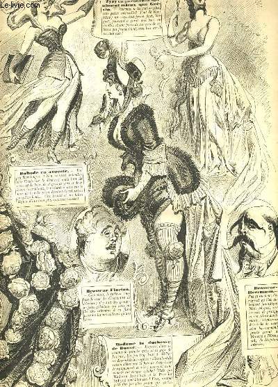 LA VIE PARISIENNE 18e anne - N 2 - UNE REPRESENTATION DU CAPRICE EN 1889 de DOM. - LES FORMULES AVEC LEQUELLES ON DOIT AVOIR L'HONNEUR D'ETRE de A. - AUX NOUVEAUTES, JOLIES FILLES ET JOLIES TOILETTES de YVES & BARRET.