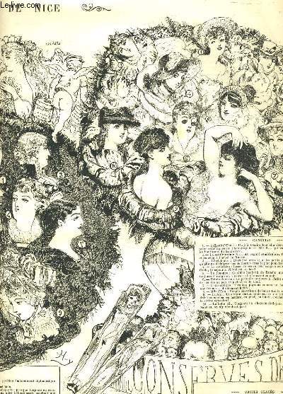 LA VIE PARISIENNE 19e anne - N 5 - DANS LES ETOILES de RICHARD O'M. - LES COMEDIENS DE SOCIETE de GYP- FLEURS ET FRUITS DE NICE de H-Y. - QUATRE PATINEUSES - L'ANNEE FOLIE SONGE D'UNE NUIT D'HIVER de SHOCK.