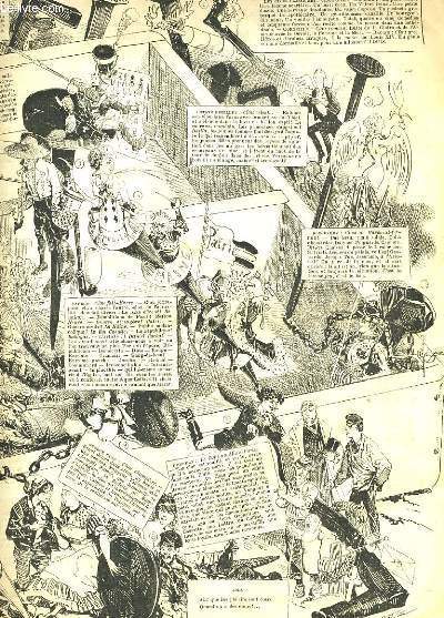 LA VIE PARISIENNE 19e anne - N 9 - IN EXTREMIS de SCAMP - A QUOI CHAQUE AUTEUR ACCROCHE SON SUCCES, ETUDE RAISONNE DE LA BOITE A CLOUS DRAMATIQUES de YVES & BARRET.