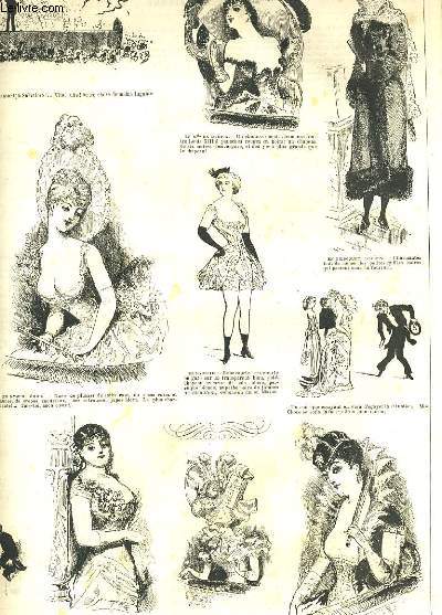 LA VIE PARISIENNE 19e anne - N 16 - VARIATIONS SUR LE PLUS BELLE PHRASE DE TRAVIATA de X. - LE DERNIER BAL COSTUME DE LA SAISON: SOUVENIRS DU BAL DES ARTISTES DRAMATIQUES.