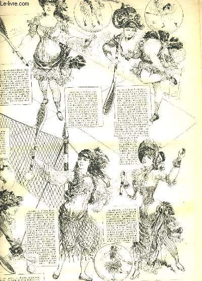 LA VIE PARISIENNE 19e anne - N 31 - DEPART de Y. - PROJET DE CASINO de O. - LAWN-TENNIS: TYPES, TOILETTES, CONSEILS.
