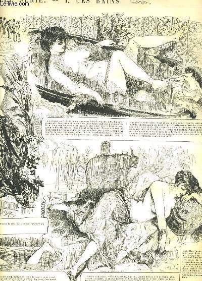 LA VIE PARISIENNE 19e anne - N 43 - TOUTE SEULE !!! de O. - ETUDES SUR LA TOILETTES: NOUVELLE SERIE, I. LES BAINS - LES EAUX MINERALES NATURELLES.