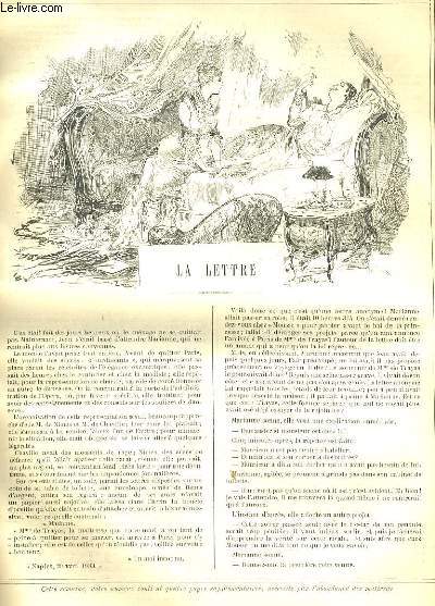 LA VIE PARISIENNE 21e anne - N 19 - LA LETTRE de A. A. - UN DEJEUNER AU SALON, ART ET GASTRONOMIE de X. - A L'EXPOSITION DE PEINTRE: GARE LA-DESSOUS ! - CULOTTES ET BOOTES DE L'ARMEE FRANCAISE de MATCH.
