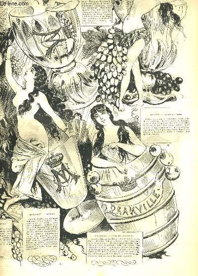 LA VIE PARISIENNE 21e anne - N 25 - ENTRE TROIS ? de S. - FEMMES ET VINS - AU CABARET de KAMOUSHKA.
