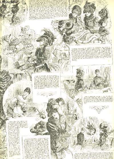 LA VIE PARISIENNE 22e anne - N 7 - LES PREMIERES ARMES DE MADAME de CARTON. - DINETTES - LA BOITE AUX AQUARELLES de D. G.