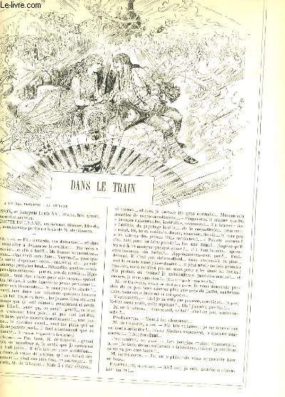 LA VIE PARISIENNE 23e anne - N 10 - DANS LE TRAIN de S... - DENISIANA de D. D. - LA NOCE DE DENISE DANS LE MONDE DE DUMAS de MICHELET. - DEUX COIFFURES DE DONDEL.