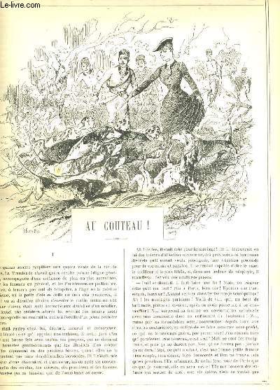 LA VIE PARISIENNE 25e anne - N 4 - AU COUTEAU ! de DJALLIL. - AN ATTENDANT! : A L'ECOLE DE GUERRE de YVES. - EN MANIERE DE REVUE: LES TOILETTES DE L'ANNEE de KITT.