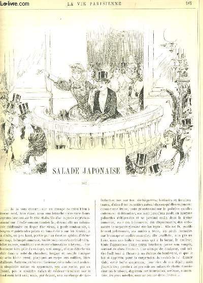 LA VIE PARISIENNE 25e anne - N 14 - SALADE JAPONAISE de M. - A SAINT-CYR, VIEUX SOUVENIRS. - LES TROIS ECOLES de YVES. - LA FEMME DE BAL de N.