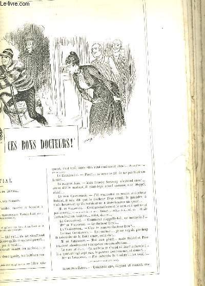 LA VIE PARISIENNE 26e anne - N 46 - CES BONS DOCTEURS! de GYP. - II. BAISERS POLITIQUES (ct des hommes) - FLEURS D'AUTOMNE de MARIANNE.