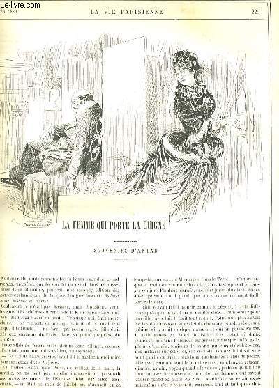 LA VIE PARISIENNE 27e anne - N 17 - LA FEMME QUI PORTE LA GUIGNE, SOUVENIRS D'ANTAN de DANGEAUTTE. - HERMINE de REX. - SUSPENDUS ET SUSPENDUES - LA GENREUSE: ACCESSOIRES, RAFFINEMENTS.