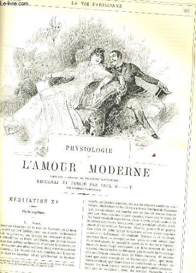 LA VIE PARISIENNE 27e anne - N 20 - PHYSIOLOGIE DE L'AMOUR MODERNE, MEDIATION XV, DE LA RUPTURE de CLAUDE LERCHER. - PENDANT L'EXPOSITION, TOUTES ETUDIANTES de L. VALLET - DELUGE DE CROIX, MANIERE DE LES PORTER (nombreuses illustrations de H. Gerbault).