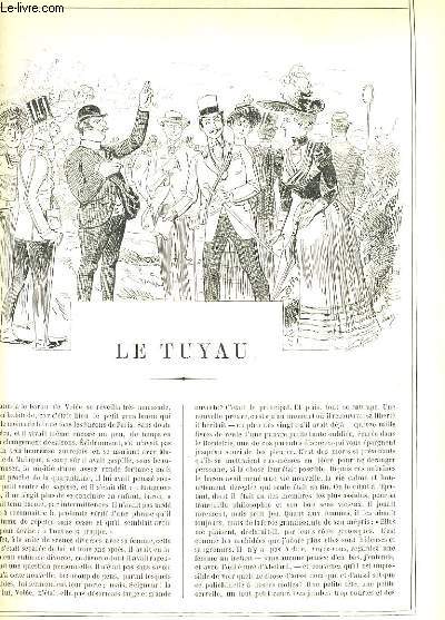 LA VIE PARISIENNE 27e anne - N 23 - LE TUYAU de MANCHECOURT. - LES ETRANGERS A PARIS de BAC.FRONTIERE MAROCAINE, NOTES DE VOYAGE de IBRAHIM et ILLUSTRE PAR L. VALLET.