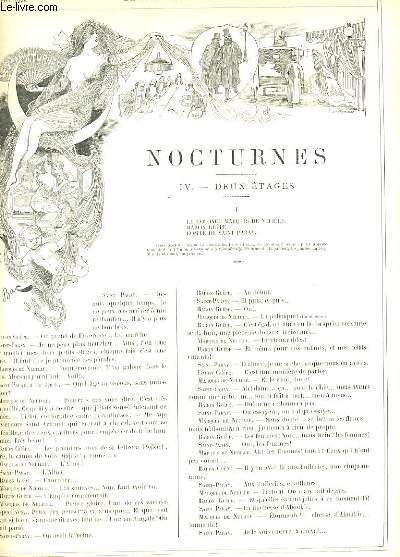 LA VIE PARISIENNE 28e anne - N 3 - NOCTURNES, IV. DEUX ETAGES de MONCHECOURT. - EN ANGLETERRE, SOUVENIRS DE CHASSE de PAUL COUDRAY. - NOUVELLES ETUDES SUR LA TOILETTE, LA FEMME AUX PARFUMS - LE COURRIER DE M. GAILHARD.