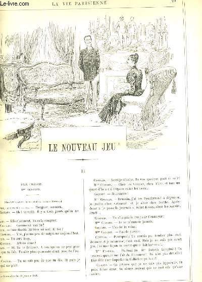 LA VIE PARISIENNE 29e anne - N 3 - LE NOUVEAU JEU, II de MANCHECOURT. - TONTON, TONTAINE, TONTON de CRAFTY. - CHAMBRES CIVILES de KITT. - LE JOUR DU TERME de H. GERBAULT.