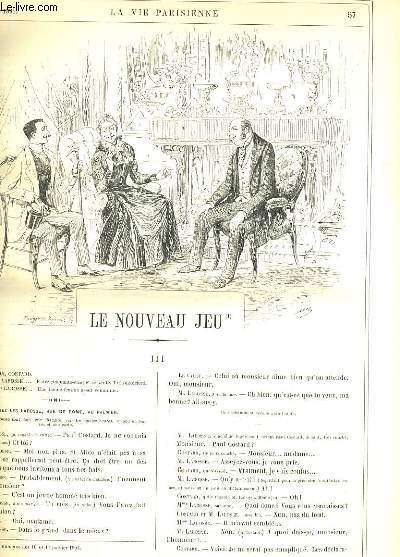LA VIE PARISIENNE 29e anne - N 5 - LE NOUVEAU JEU, III de MANCHECOURT. - LE DEMI-MONDE SOUR LE SECOND EMPIRE, SOUVENIRS D'UN SYBARITE de ZED. - DESARMENENT de SAHIB.