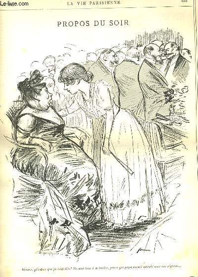 LA VIE PARISIENNE 30e anne - N 19 - PROPOS DU SOIR de FORAIN - PETIT TOUR AU PAYS DES GUITARES, NOTES DE VOYAGES de SHARP. - PROFILS DE DIPLOMATES, I. LORD DUFFERIN de IBRAHIM. - AMOURS MILITAIRES A TRAVERS LES AGES de JOB. - LE JURY DU CHAMP DE MARS.