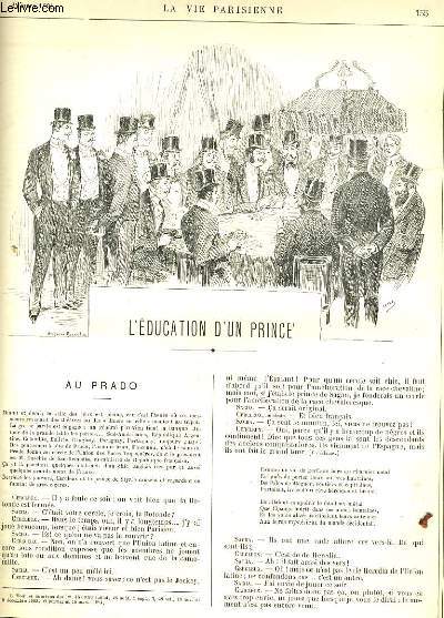 LA VIE PARISIENNE 32e anne - N 12 - LES PREDICATEURS DU CAREME: le R. P. BRUNETIERE, le R. P. LARROUMET... de LETARE. - PAR LA PLUIE de L. VALLET.