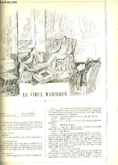 LA VIE PARISIENNE 32e anne - N 19 - LE VIEUX MARCHEUR de MANCHECOURT ( suivre) - EN PASSANT PAR BELGRADE, notes au crayon de HUY. - PAR PETITES TABLES, CROQUIS DE FIN DE BAL de H. GERBAULT. - MES DEMOISELLES, A L'ECOLE DE BEAUTE! de K.