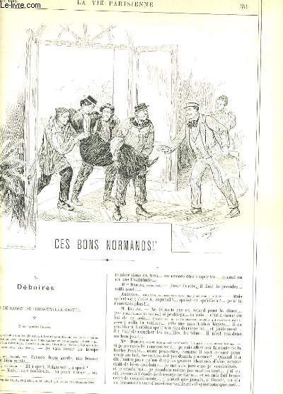 LA VIE PARISIENNE 32e anne - N 39 - CES BONS NORMANDS, X. DEBOIRES de GYP. - AU CHATEAU, LIBERTE COMPLETE de DANBLANS.