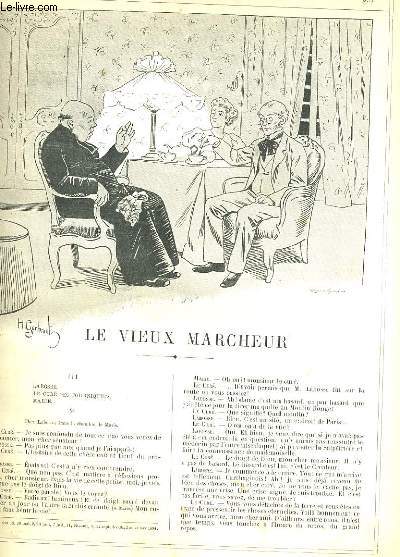 LA VIE PARISIENNE 32e anne - N 49 - LE VIEUX MARCHEUR III de MANCHECOURT - MUSIQUES DE CHAMBRE, moeurs du jour par MOUMOUTE - L'HEURE DU BERGER de SAHIB - LES DOSSIER DE LA PREFECTURE par LES VEB'S.