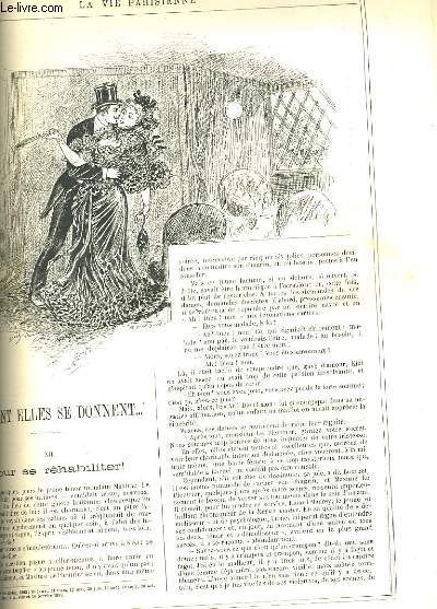 LA VIE PARISIENNE 33e anne - N 12 - CHAPEAUX! CHAPEAUX! de MAM... - CA QU'ON FAIT DEVANT SON CHIEN de L. VALLET.