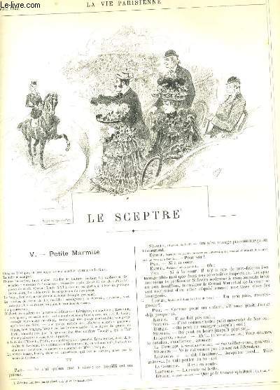 LA VIE PARISIENNE 33e anne - N 15 - LEURS BIJOUX - AU CONCOURS , SUR LA PISTE de DAVRANCHE.