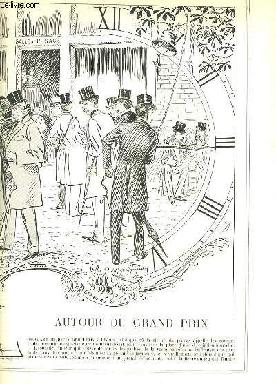 LA VIE PARISIENNE 33e anne - N 23 - AUTOUR DU GRAND PRIX de PARADOX - PROFILS DE FEMMES (1895) de MITCHI - NOS SPORTSMEN de HARRY FINNEY - BELLES DE SOIR de H. GERBAULT - LES ELEGANCES DE L'ANNEE: TOILETTE MASCULINE, LES CHEPEAUX...