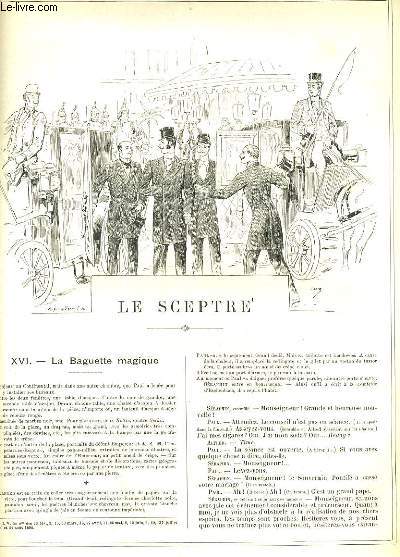 LA VIE PARISIENNE 33e anne - N 36 - POUR JETER LE MOUCHOIR de H. GERBAULT - LES SNOBS DU BRIC-A-BRAC de WIL ( suivre) - LA SEMAINE DE BADE.