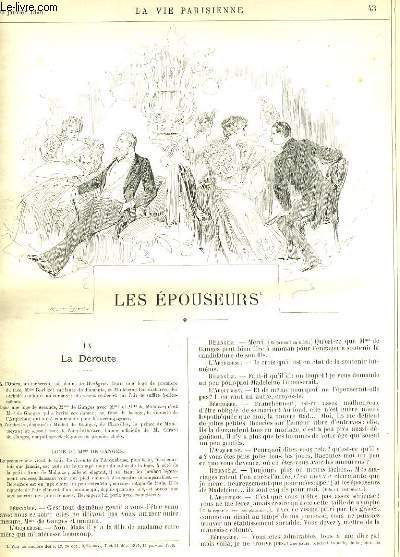 LA VIE PARISIENNE 34e anne - N 4 - LEURS PECHES CAPITAUX: III. LA LUXURE de H. GERBAULT - MONDANITES: chronique de l'lgance, les cours, Paris hors Paris, mariages, ncrologie.