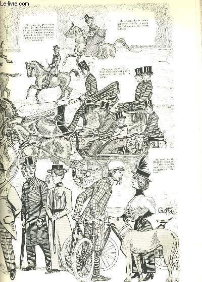 LA VIE PARISIENNE 35e anne - N 22 - L'AVENU DU BOIS par CRAFTY - A TRAVERS LES CHEFS-D'OEUVRE, II. AU CHAMP DE MARS par KITT - PETITE PSYCHOLOGIE DES BAISERS par FOSSETT.