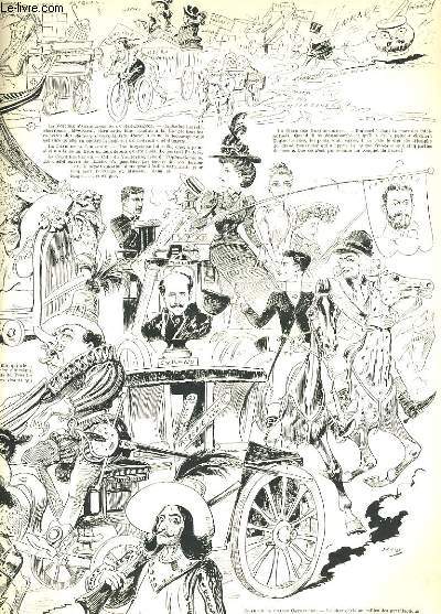 LA VIE PARISIENNE 36e anne - N 11 - LES CHARS DE TRIOMPHE DE LA MI-CAREME par SAHIB...