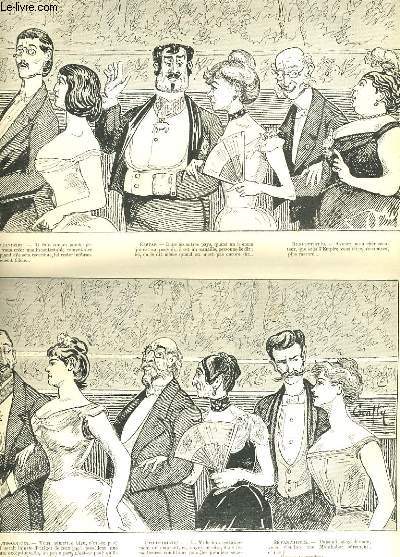 LA VIE PARISIENNE 38e anne - N 2 - SORTIE DE TABLE par CY - AU PAYS DU TOC par KARL.