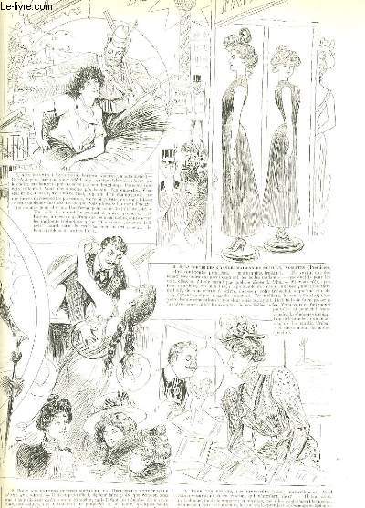 LA VIE PARISIENNE 38e anne - N 17 - TREBUCHETS par SAHIB - FEMMES DE MAAGASCAR, PASSADES LOINTAINES par OLIVIER SEYLOR ( suivre) - LEURS ATTITUDES POUR L'EXPOSITION par KITT ( suivre).