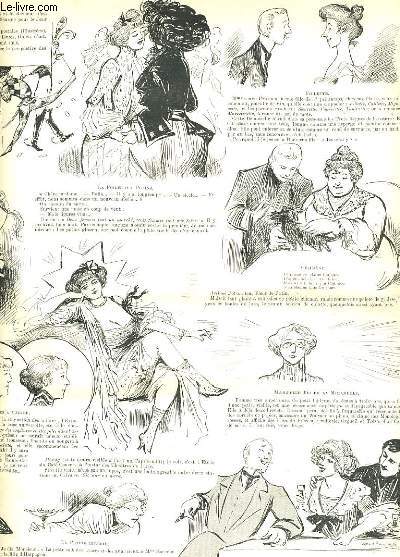 LA VIE PARISIENNE 40e anne - N 1 - QUELQUES VISITES par LAMI...