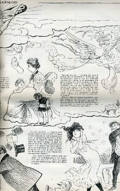 LA VIE PARISIENNE 42e anne - N 13 - EN CROISIERE, A BORD D'ILE DE FRANCE II par Y. VER - GIBOULEE DE PRINTEMPS par LUCIEN METIVET - POUPONS DE GENIE ! par QUIEN SABE?