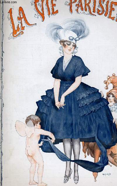 LA VIE PARISIENNE 54e anne - N 16 - RESTAURANTS DU TEMPS DE GUERRE, LE VIEUX PETIT CAFE BLANC par FLIP - IDYLLES D'AVRIL: PETITE ANTHOLOGIE PRINTANIERE par C. HEROUARD - LES THEATRES: AU THEATRE MICHEL par LOUIS LEON-MARTIN.