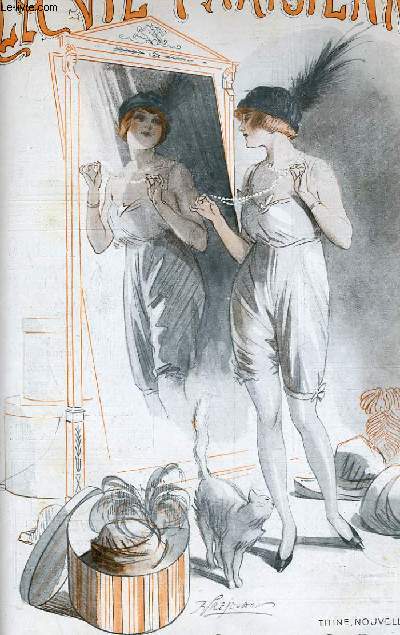 LA VIE PARISIENNE 55e anne - N 46 - UNE FEMME BIEN FOURRE EST TOUJOURS HABILEE par G. LEONNEC - LE CUIR par FLIP...
