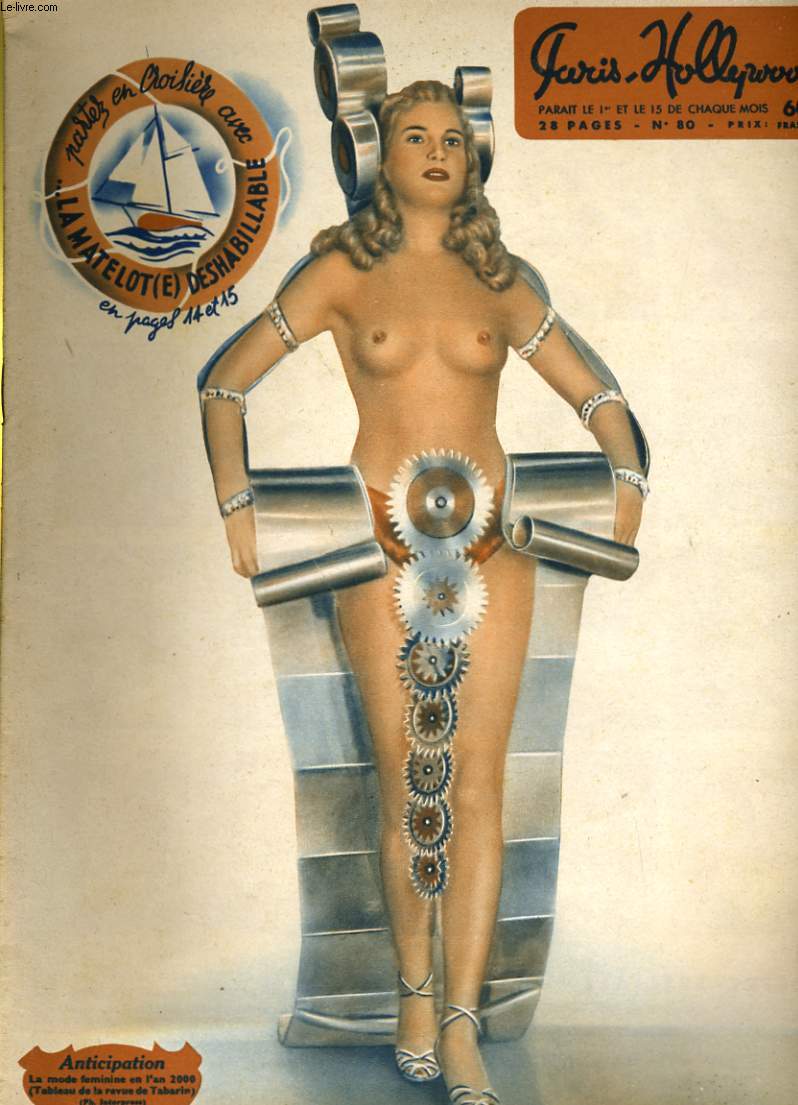 PARIS HOLLYWOOD N 80 - L'ENIGME DU SPHYNX - LE MANTEAU DE CRISTAL - DANS LES FILETS DE LA VERTU - DESHABILLEZ VOTES PIN-UP... PAR ROGER BRARD - AUX JARDINS DES MERVEILLES...